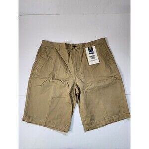 Dockers Perfect Shorts Mens 36 Khaki Chino 10.5in Inseam